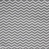 Printed Cotton TEZY Anthracite / White